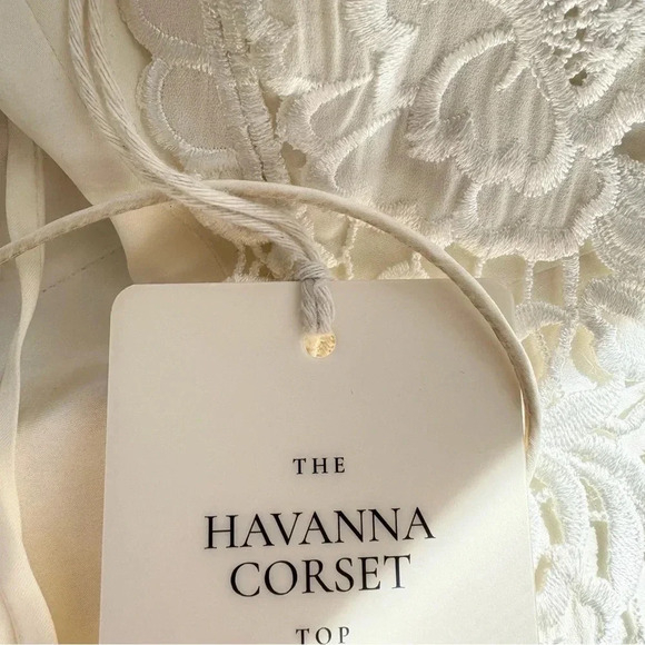 NWT Catherine Deane BHLDN Havanna Corset Top Lace Bridal Wedding Ivory 4 - Picture 9 of 16